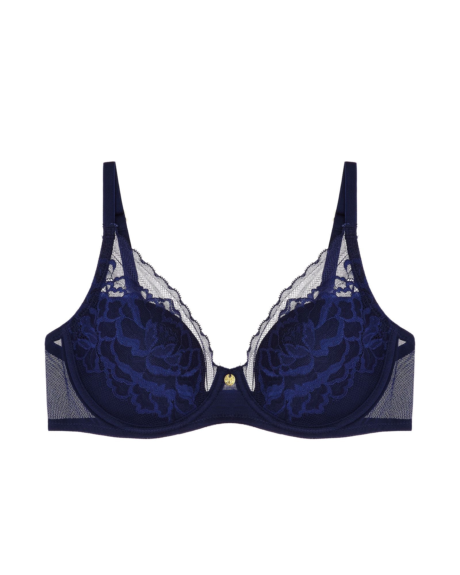 Natori Flora Contour Bra in blue