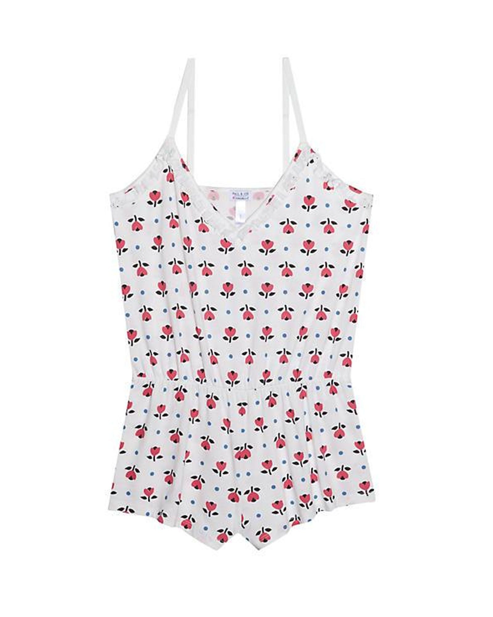 Cosabella Paul & Joe Antoinette Printed Teddy in white