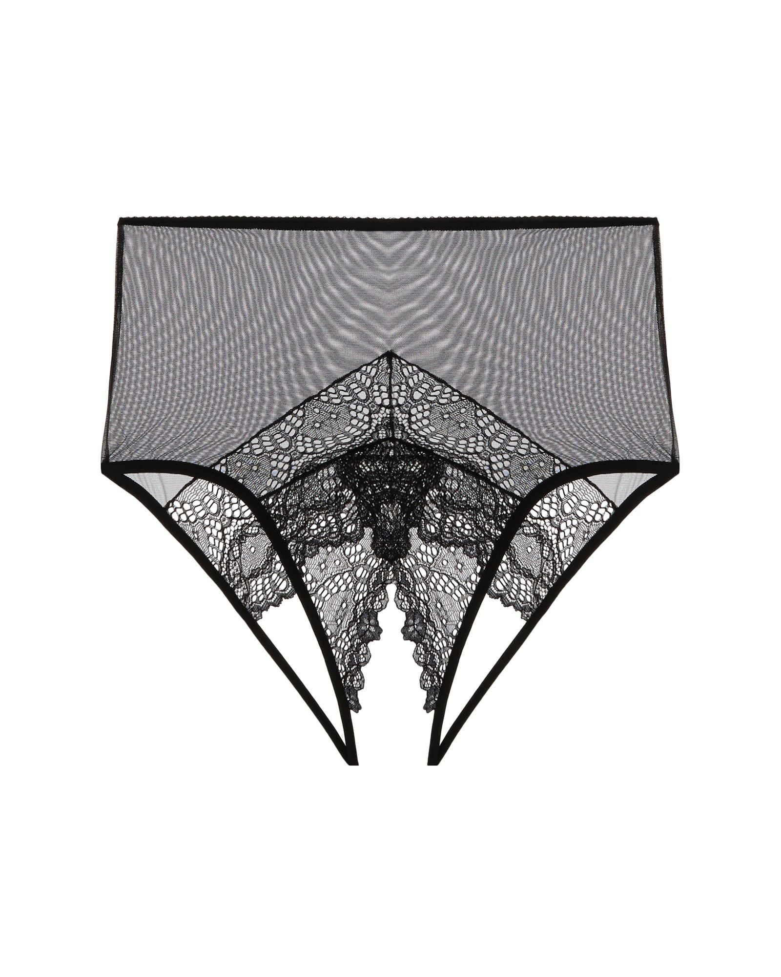 Only Hearts Whisper Sweet Nothings Coucou Hi-Waist Brief in black
