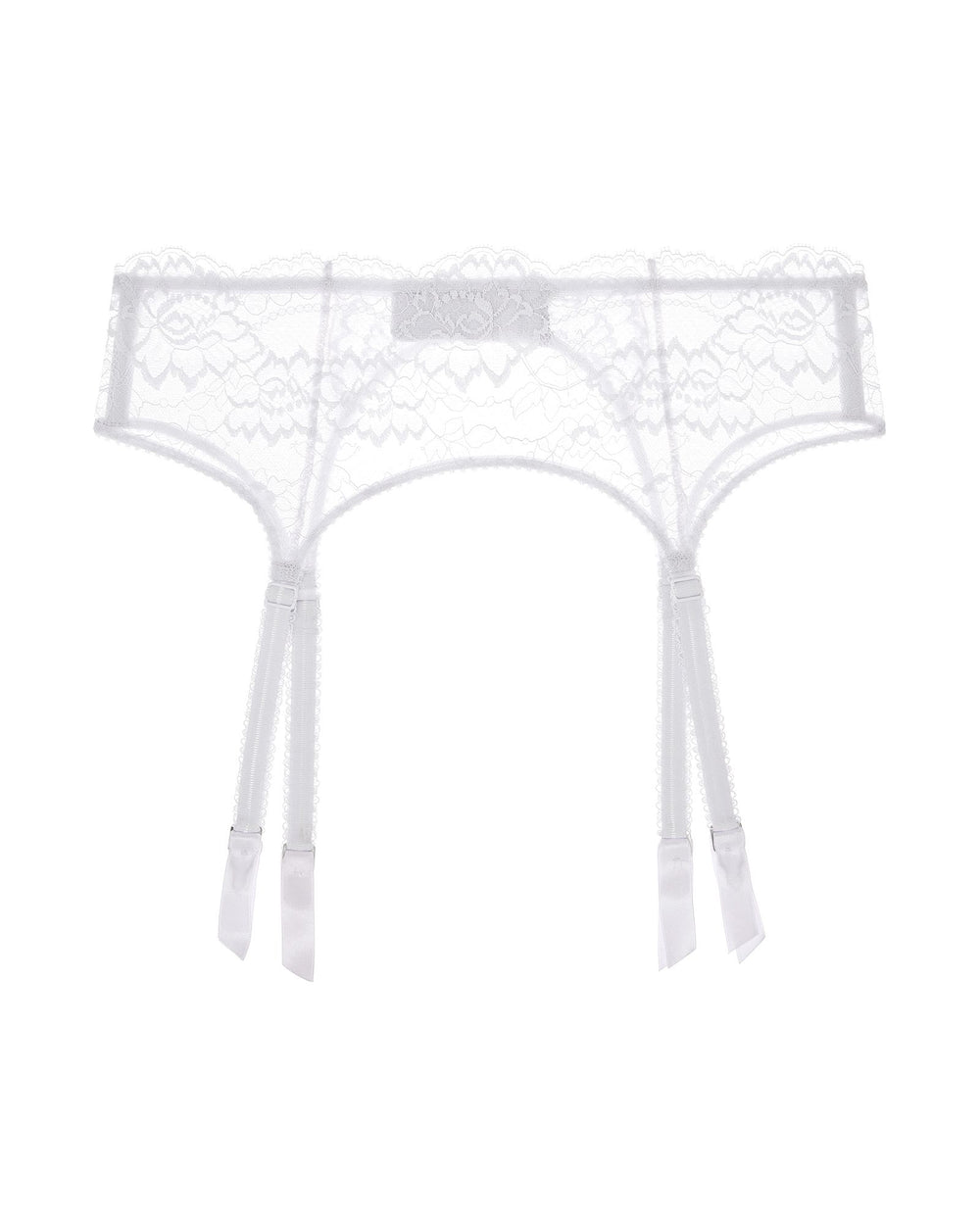 Journelle Isabel Suspender Belt in white
