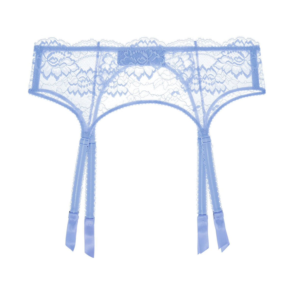 Journelle Isabel Suspender Belt In Mer Blue, Size Large Journelle Isabel Suspender Belt In Mer Blue, Size Large
