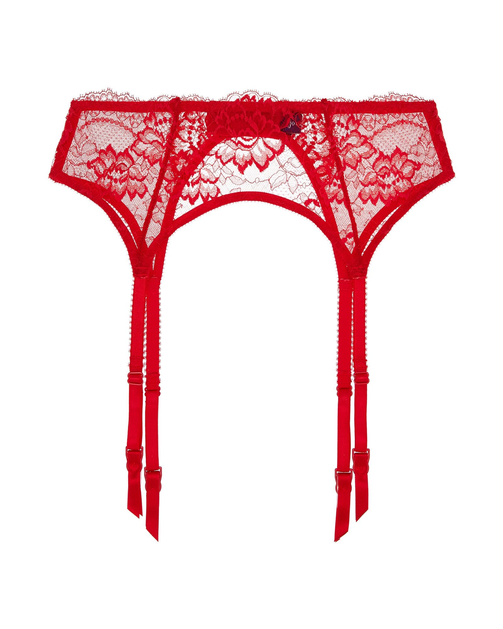 Journelle Isabel Suspender Belt in red