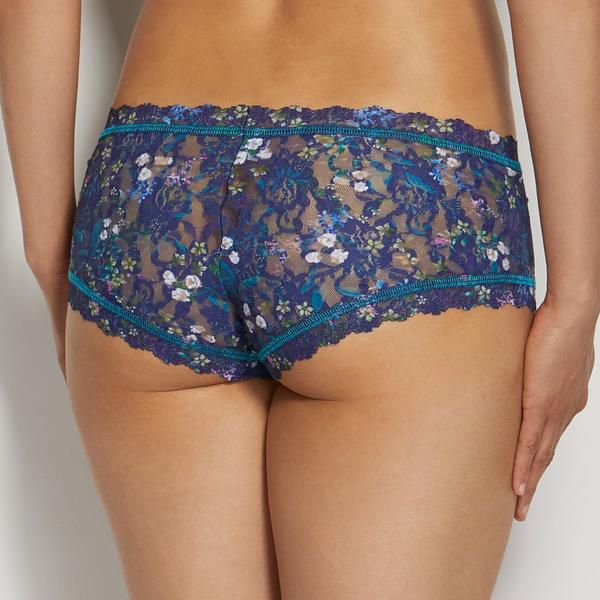 Hanky Panky Floret Boyshort in blue