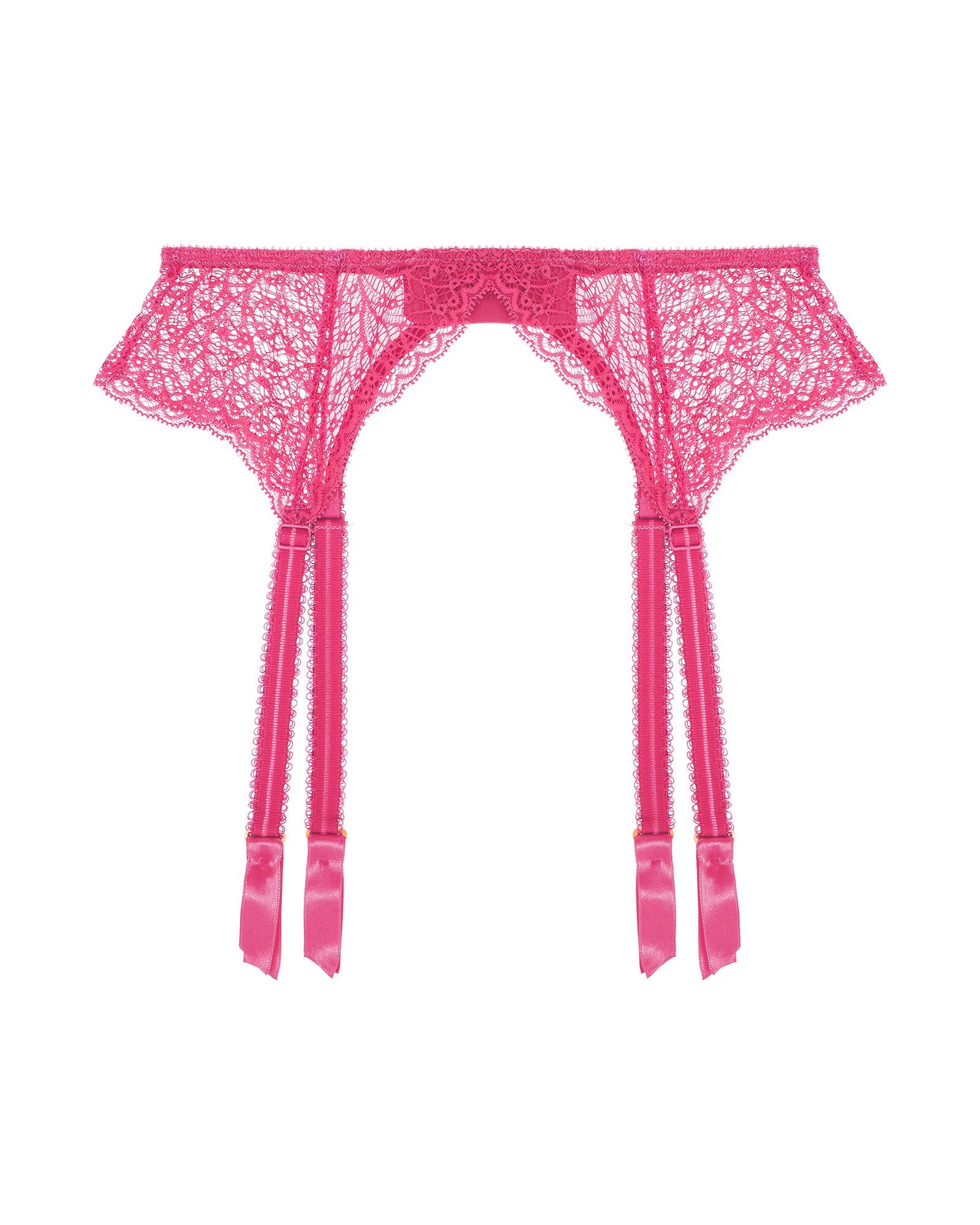 Journelle Allegra Suspender Belt in pink