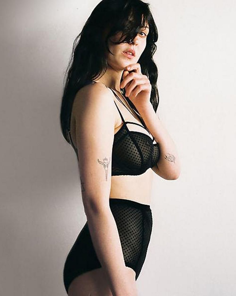 Lonely Gigi High Waist Brief in black