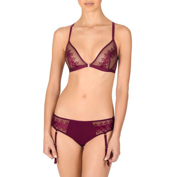 Natori Eternal Garter Tanga in purple