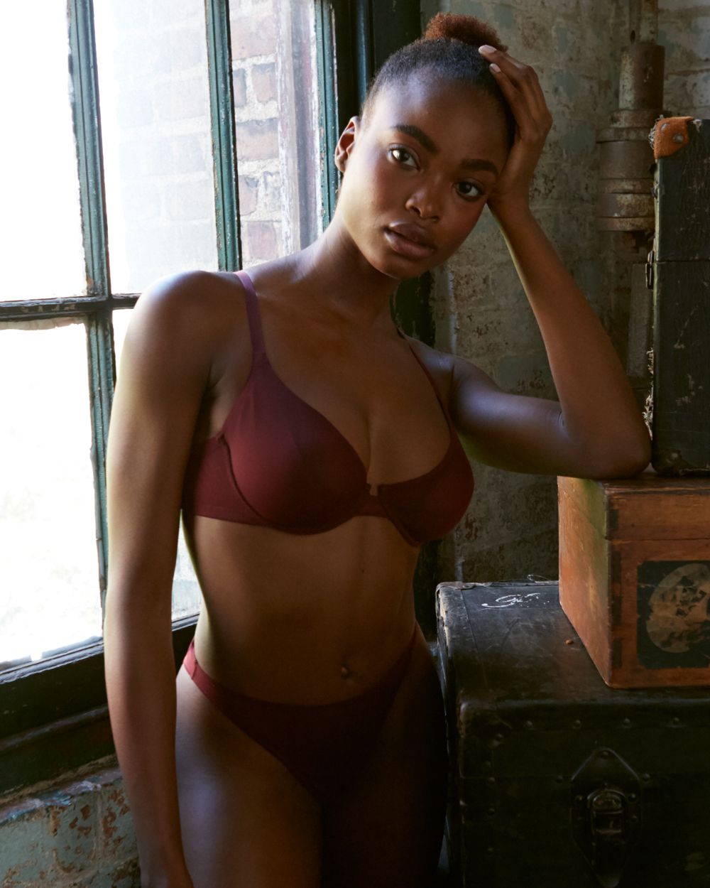 The Great Eros Canova Underwire Bra in red