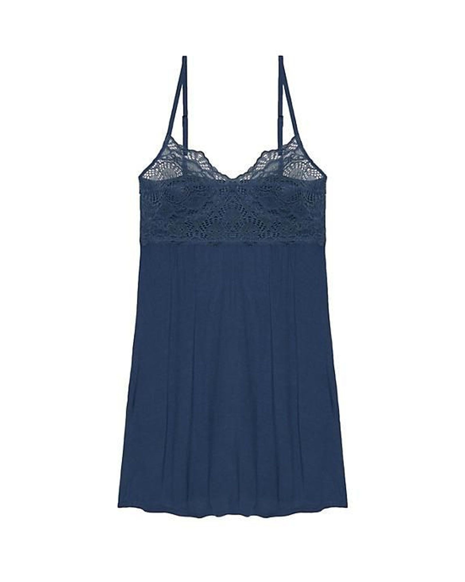 Only Hearts Venice Lace Cup Chemise in blue