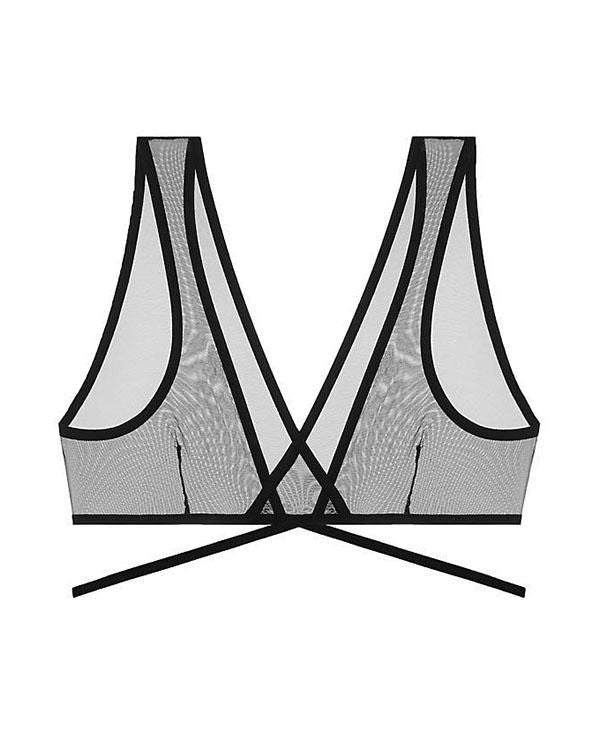 Only Hearts Whisper Tank Bralette in black