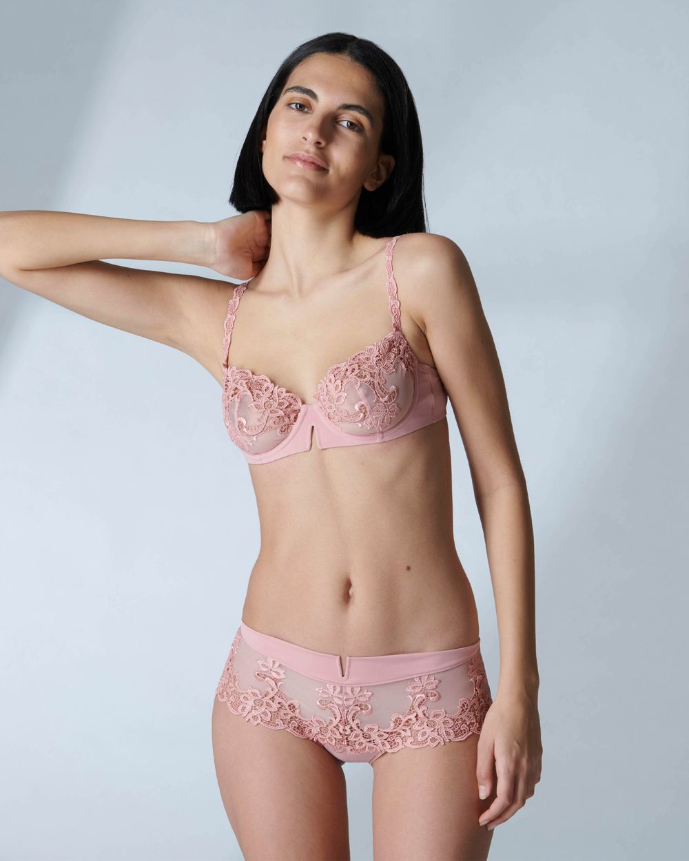 Simone Perele Saga Tattoo Demi Cup Bra in pink