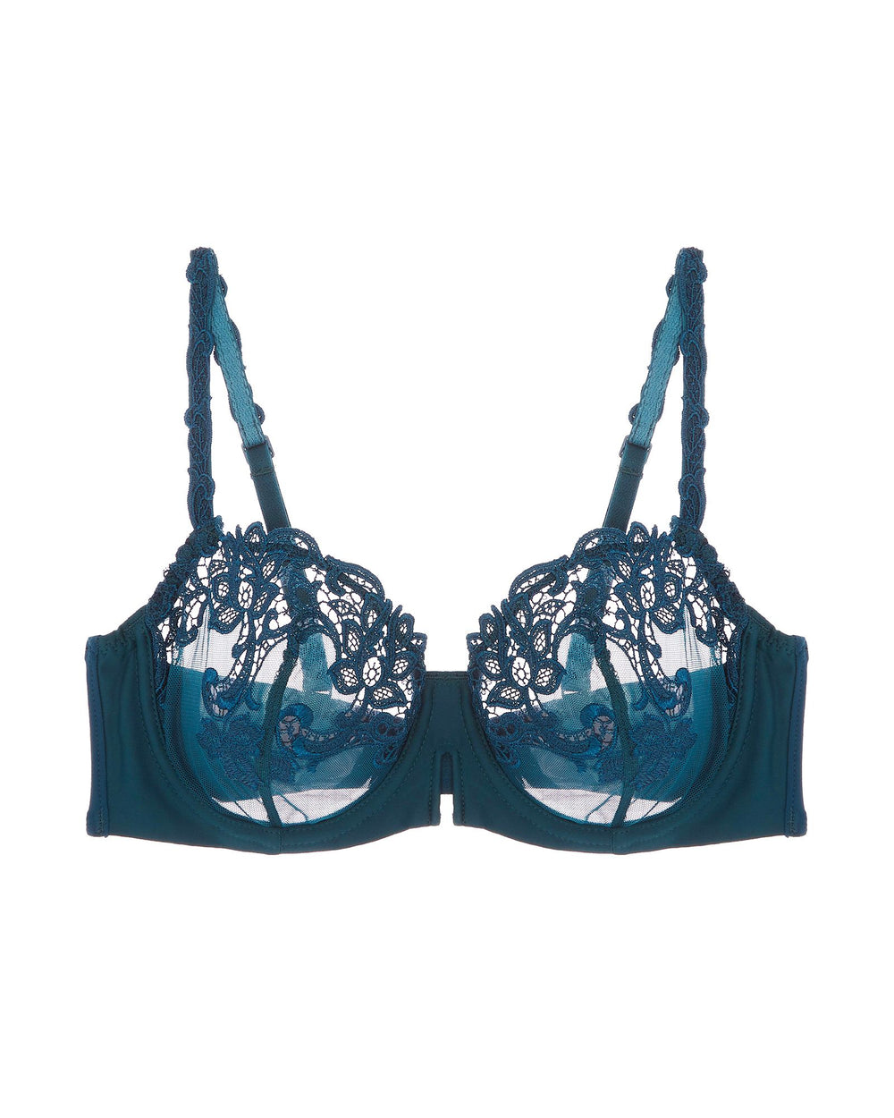 Simone Perele Saga Tattoo Demi Cup Bra in blue