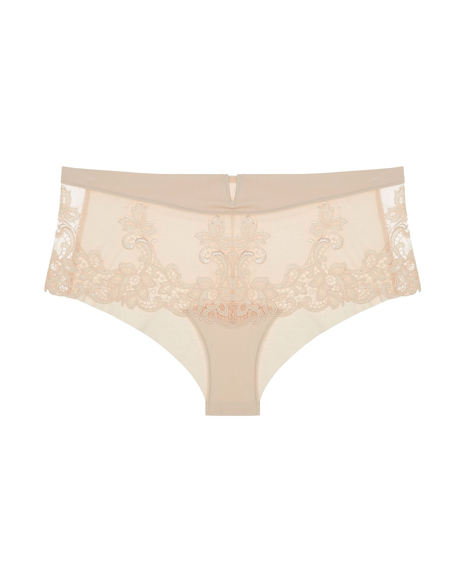 Simone Perele Saga Tattoo Boyshort in beige