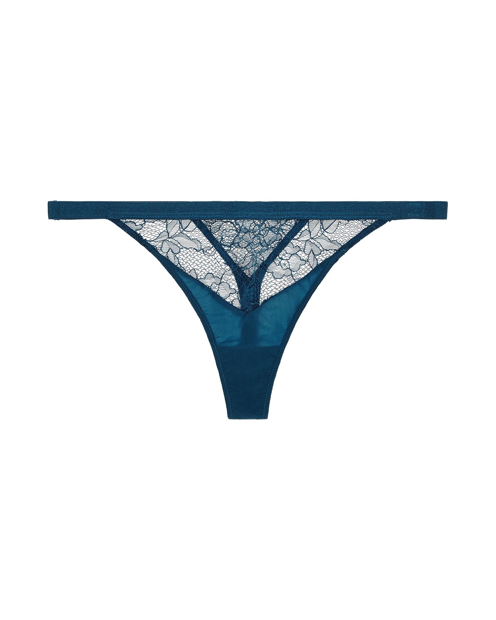 Heidi Klum Intimates Poison Iris Thong in blue