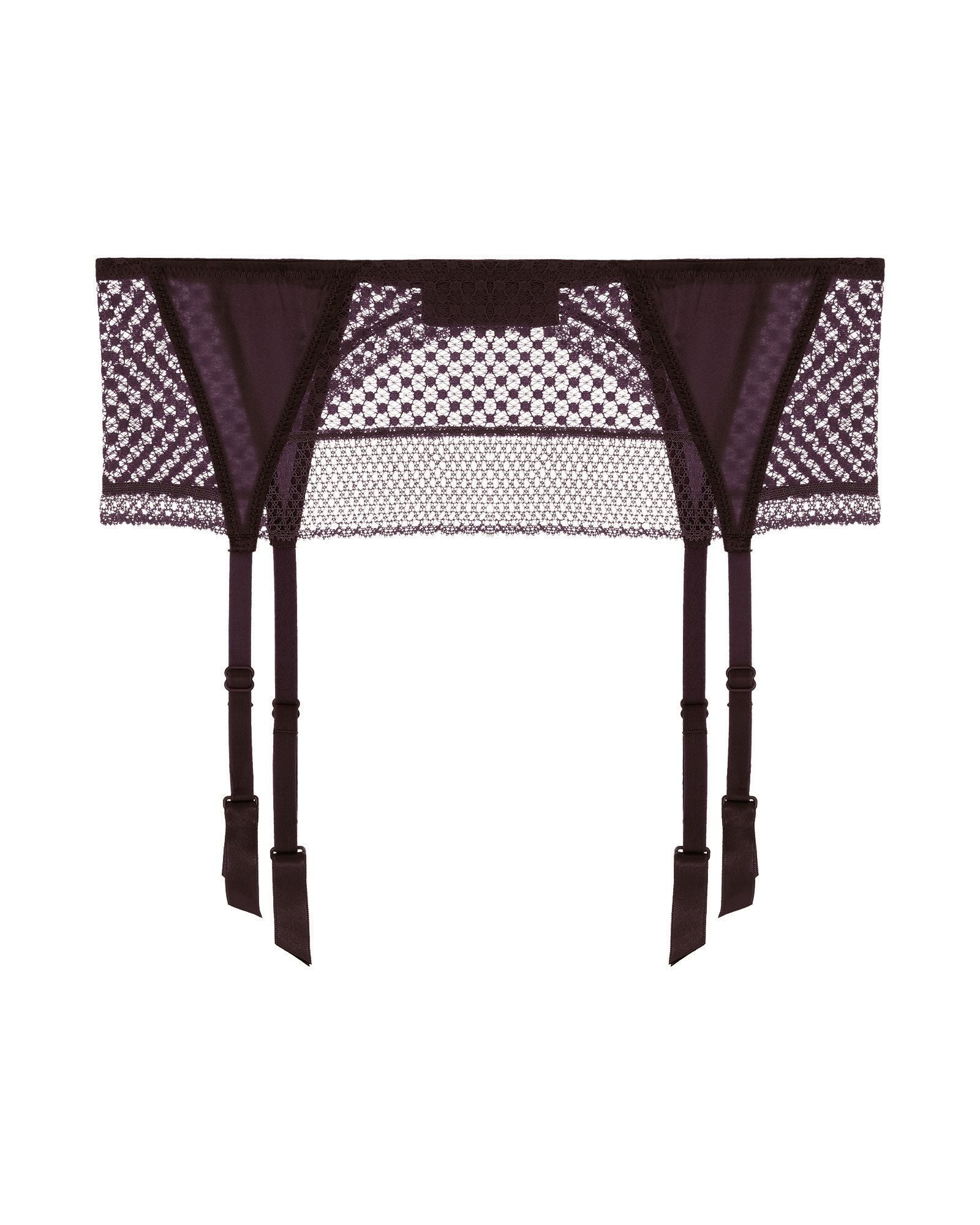 Else Bella Garter Belt in purple