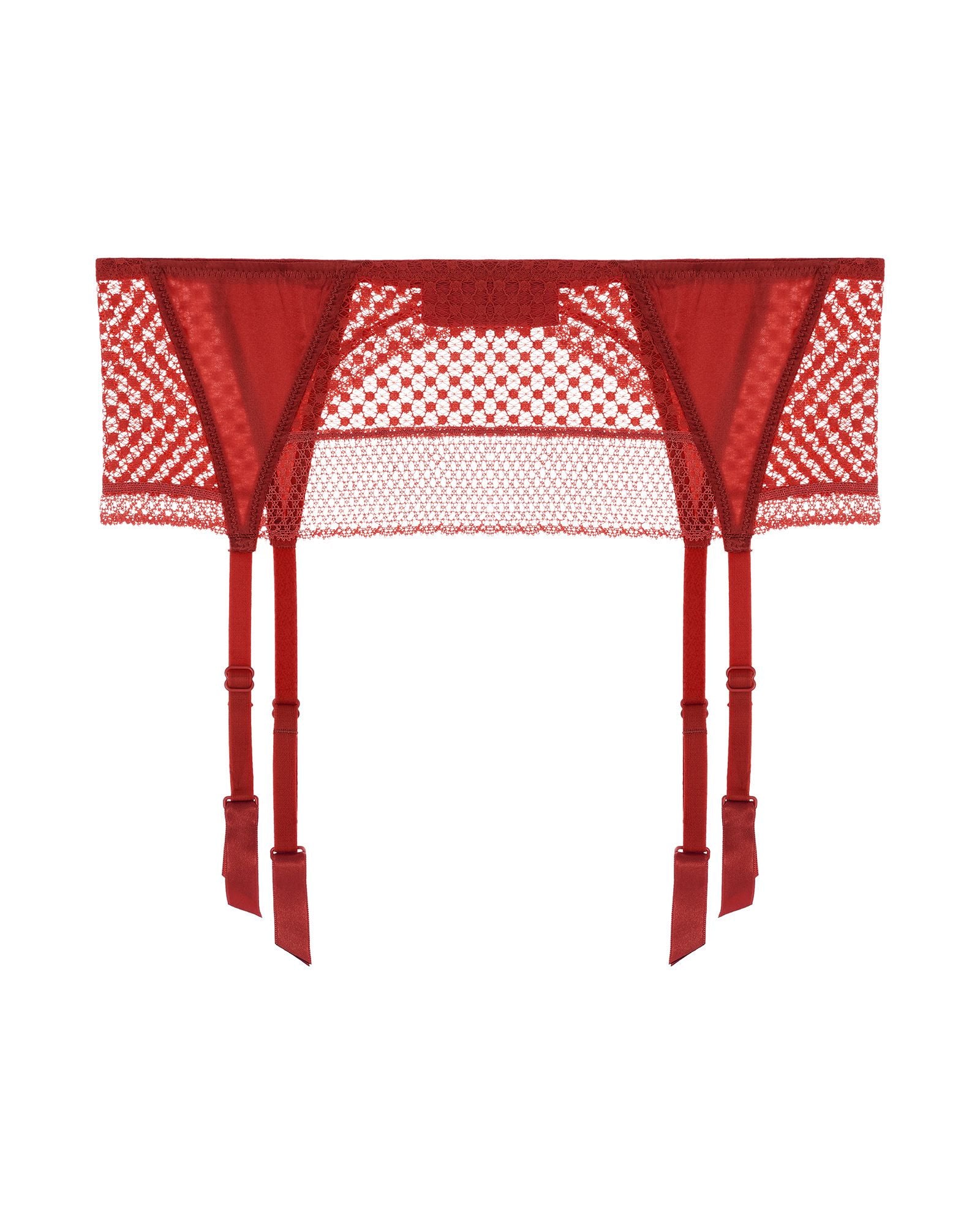 Else Bella Garter Belt in red