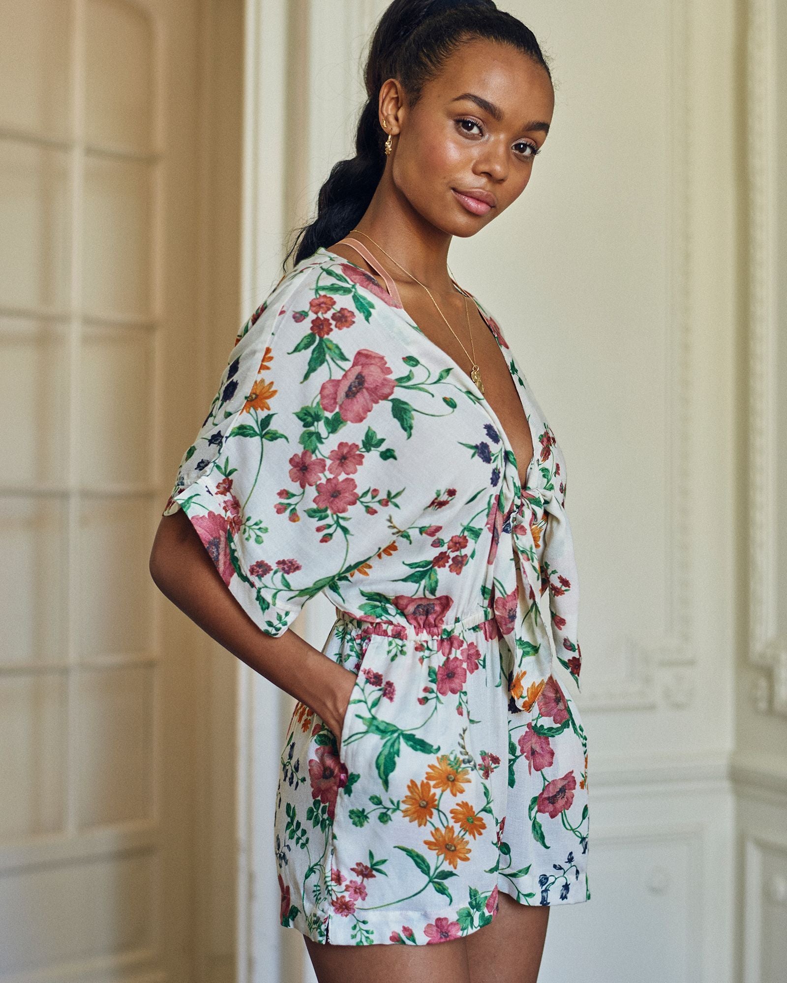 Underprotection Babette Teddy in white