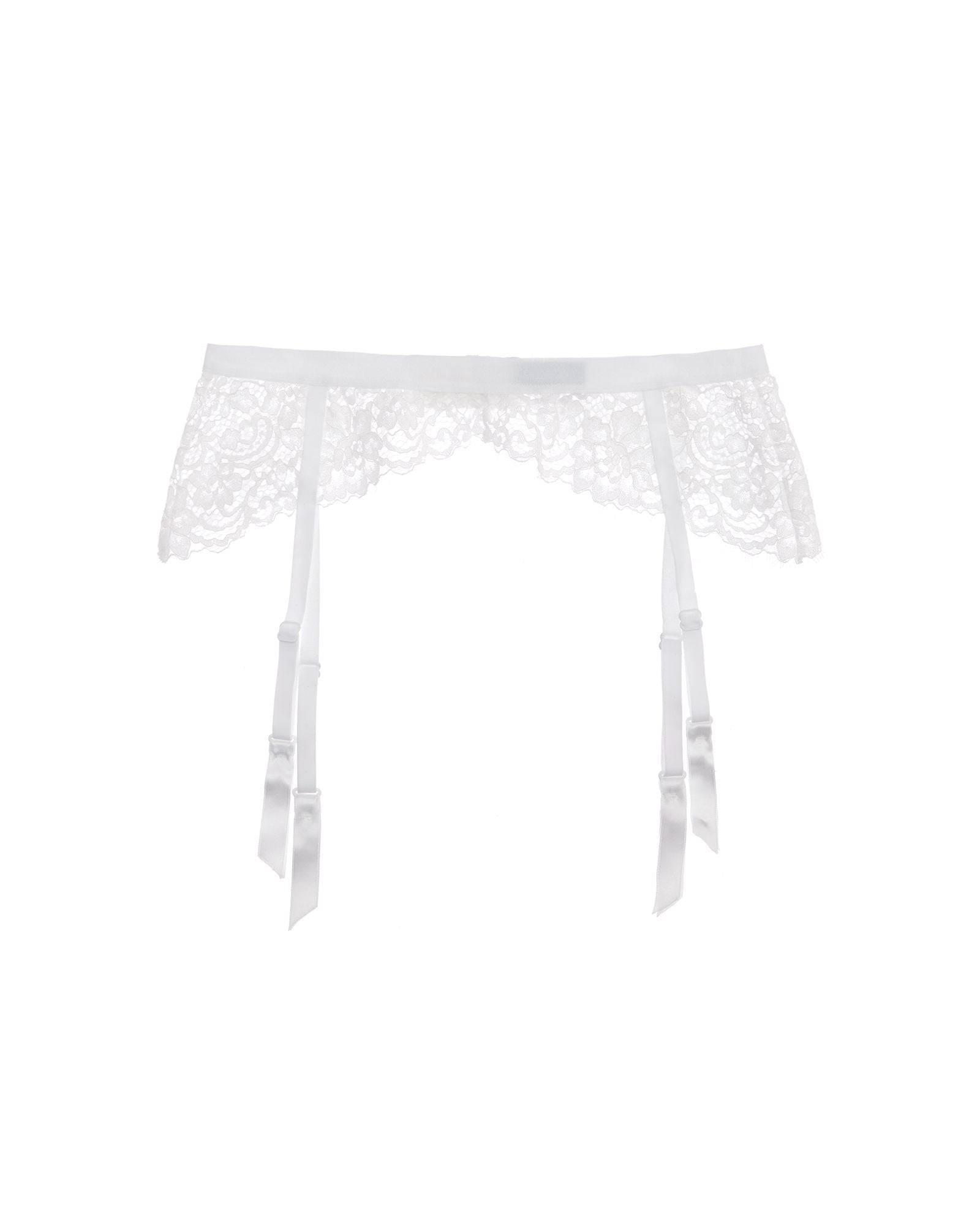 Cosabella Jazmine Garter Belt in white