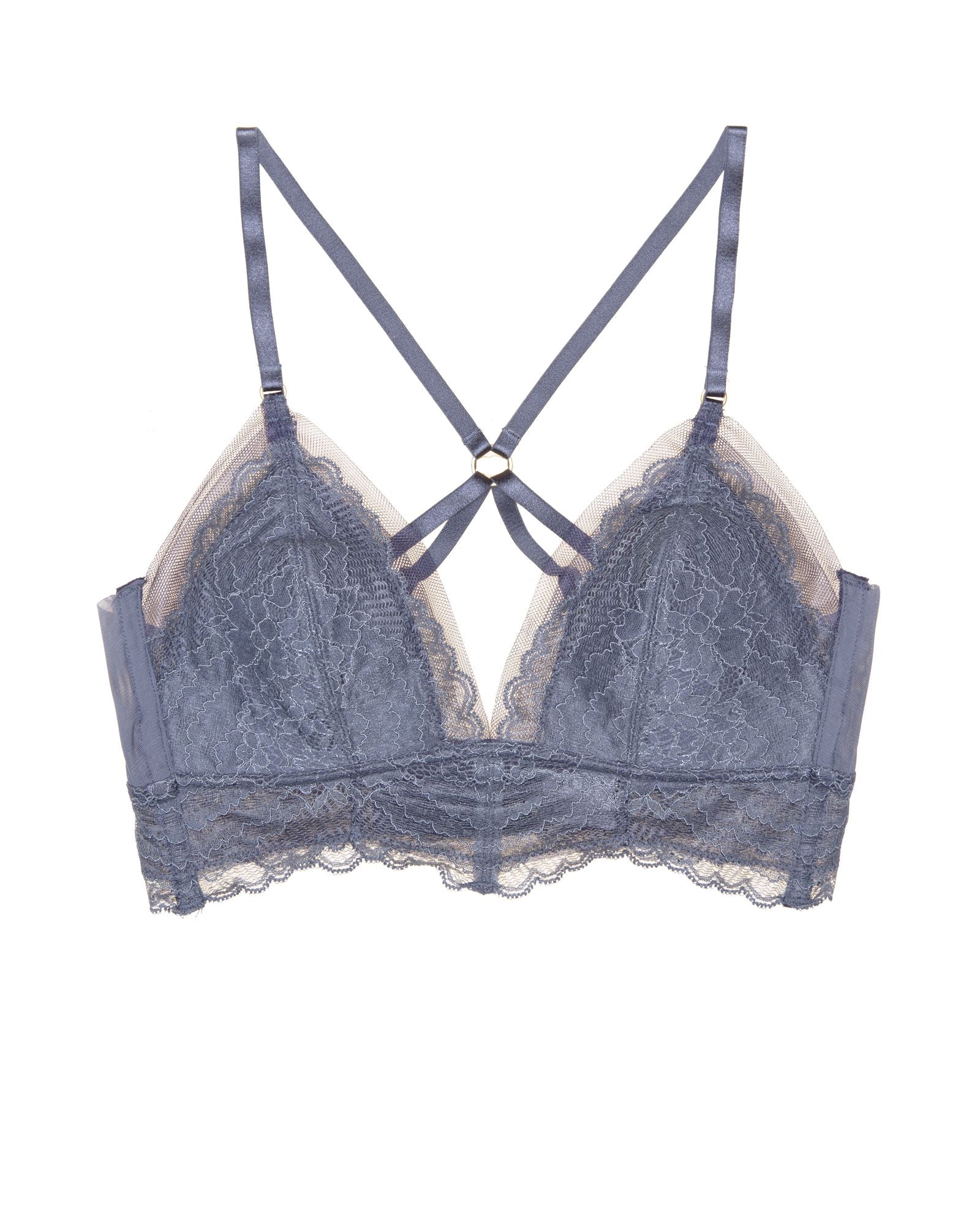 Triumph Captivating Essence Padded Bralette in blue