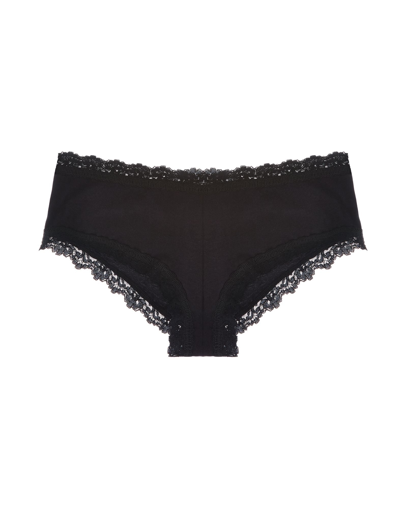 Hanky Panky Supima Cotton Boyshort in black
