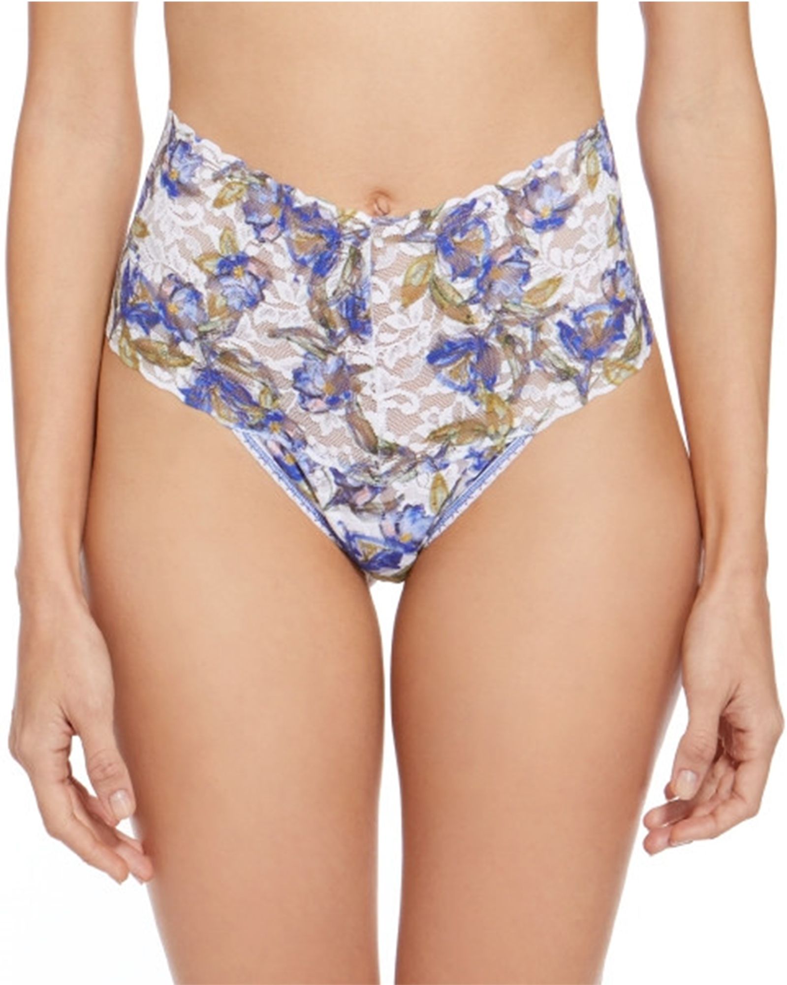 Hanky Panky Bonfleur Retro Thong in white