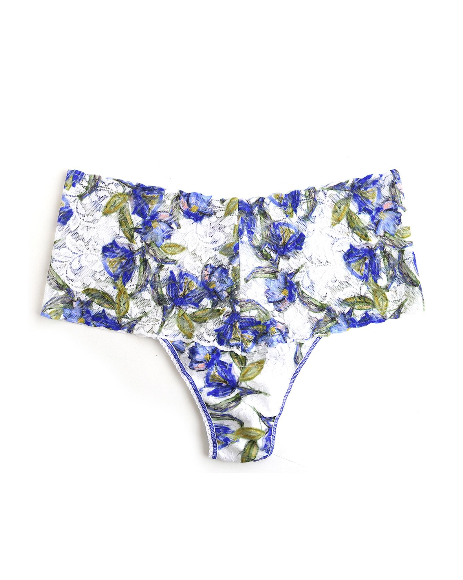 Hanky Panky Bonfleur Retro Thong in white
