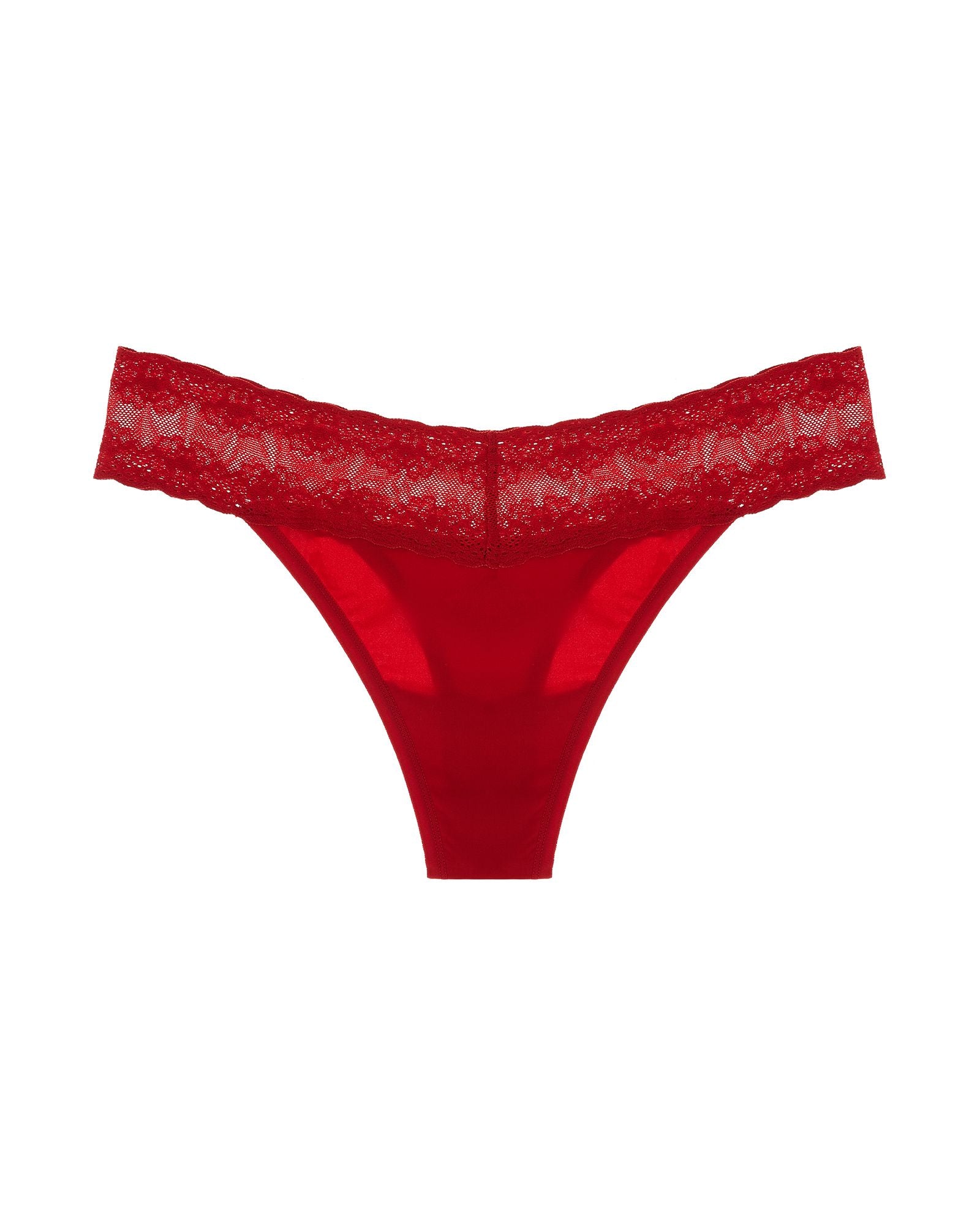 Natori Bliss Perfection Thong in red