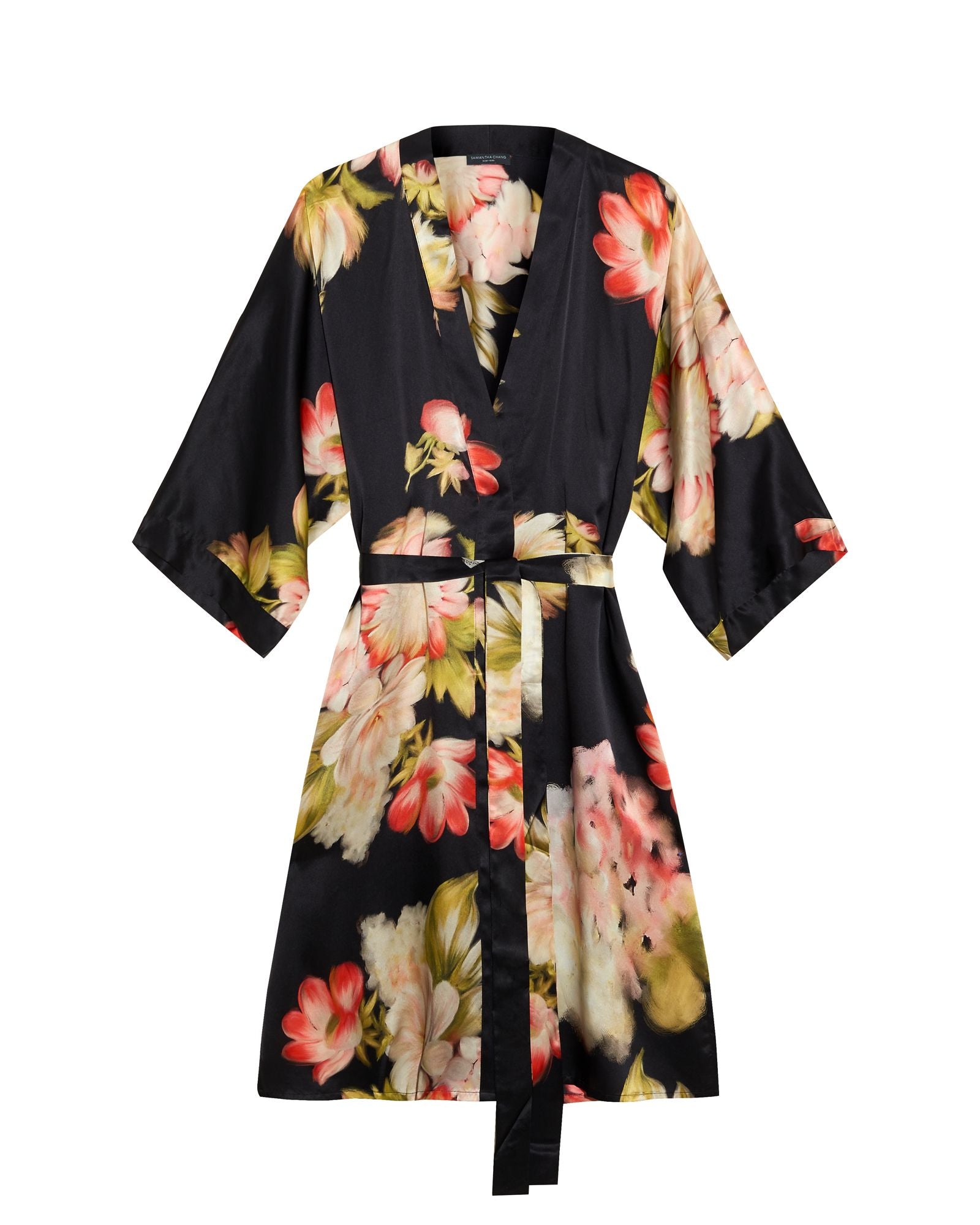 Samantha Chang Silk Classic Kimono in green