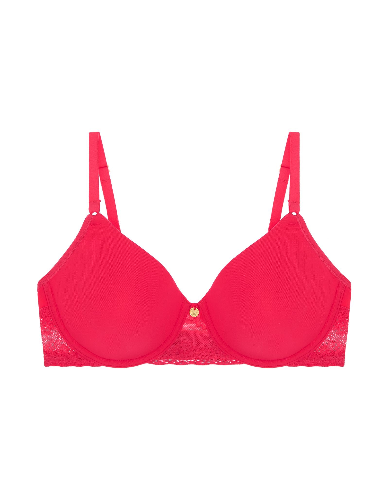 Natori Bliss Perfection Contour Underwire Bra in red