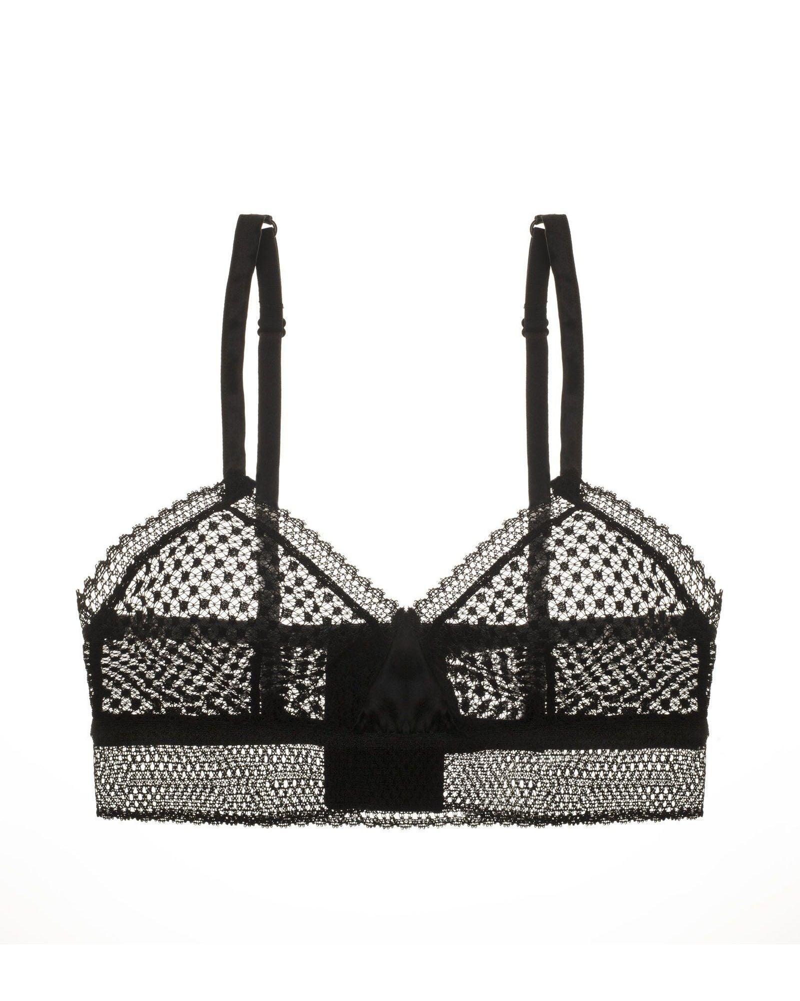 Else Bella Soft Triangle Bra in black