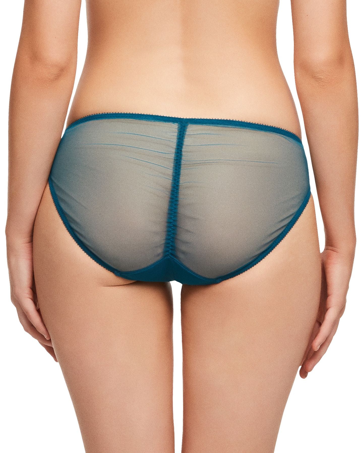 Dita Von Teese Lurex Lace Bikini in green