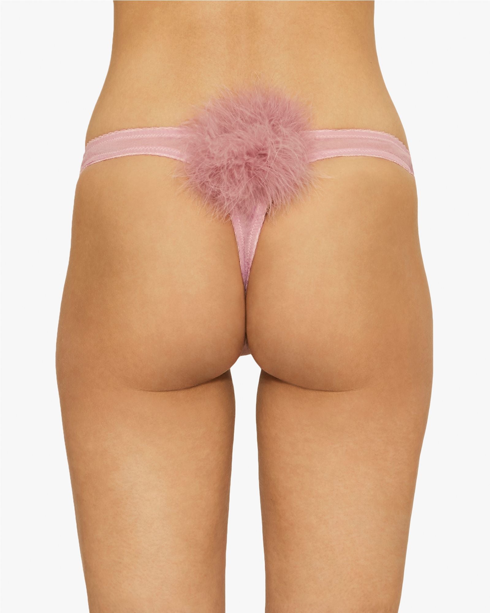 Gilda & Pearl Diana Chiffon Thong in pink