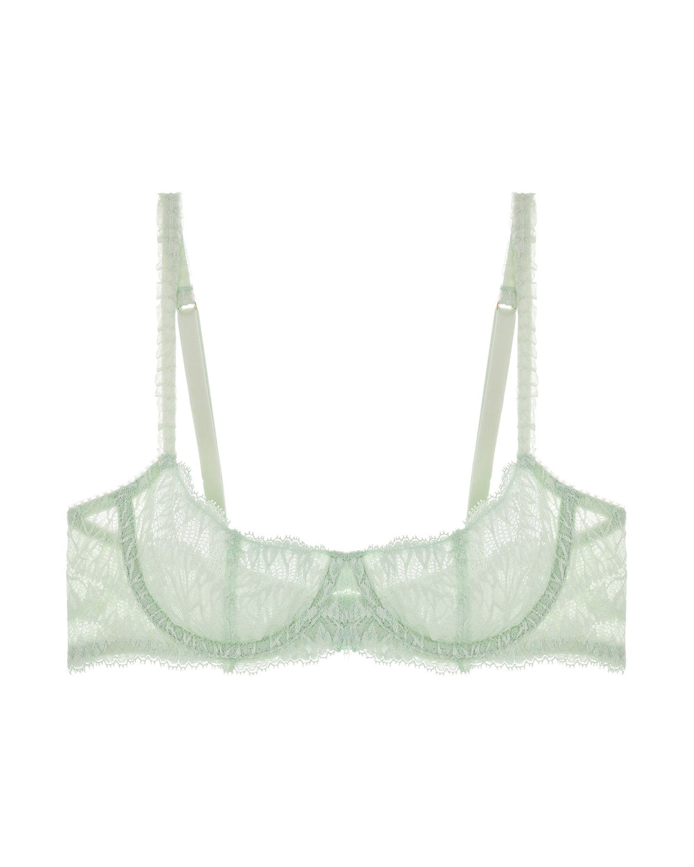 Journelle Loulou Balconette Bra in green