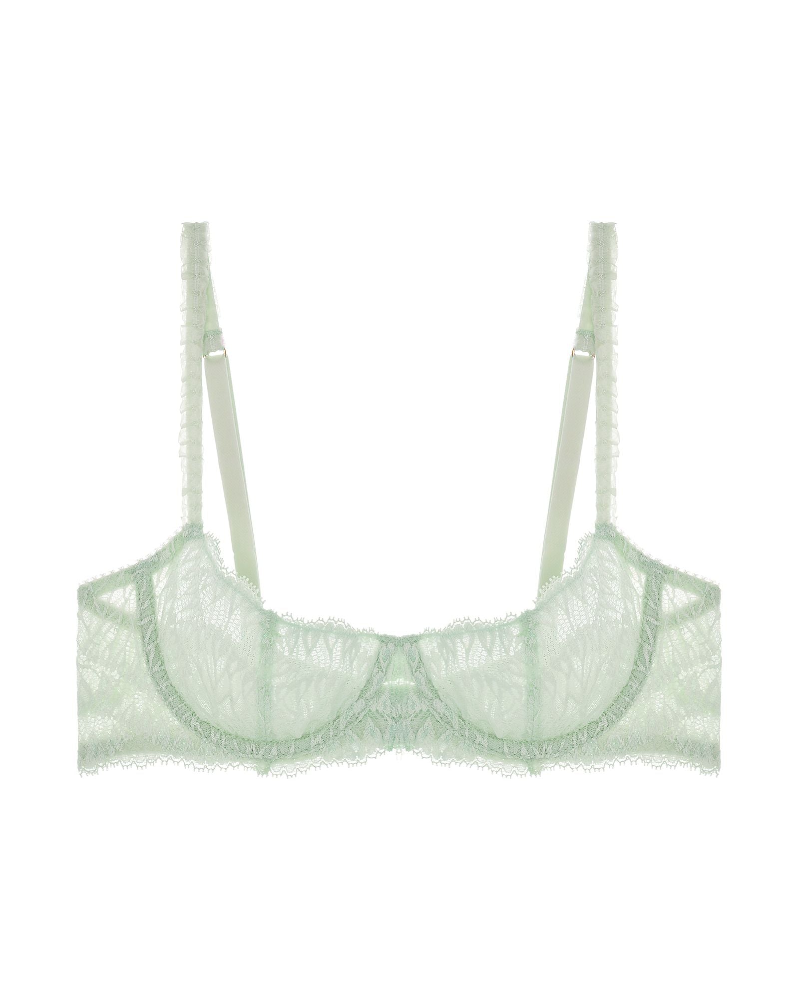 Journelle Loulou Balconette Bra in green