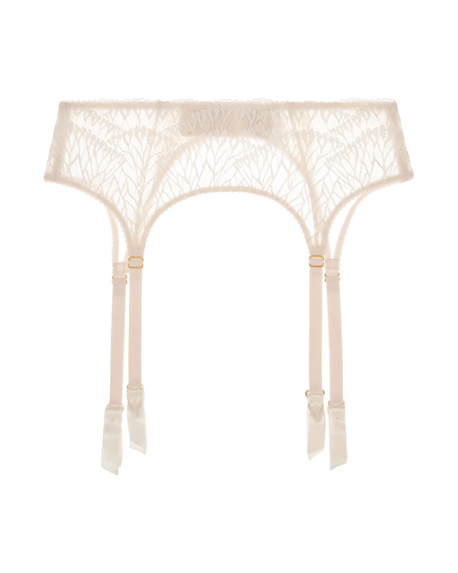 Journelle Loulou Suspender Belt in white