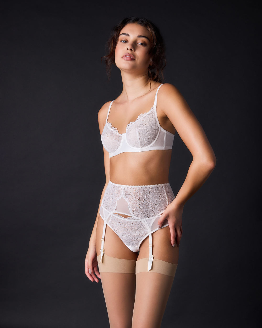 Journelle Lexi Demi Bra in white