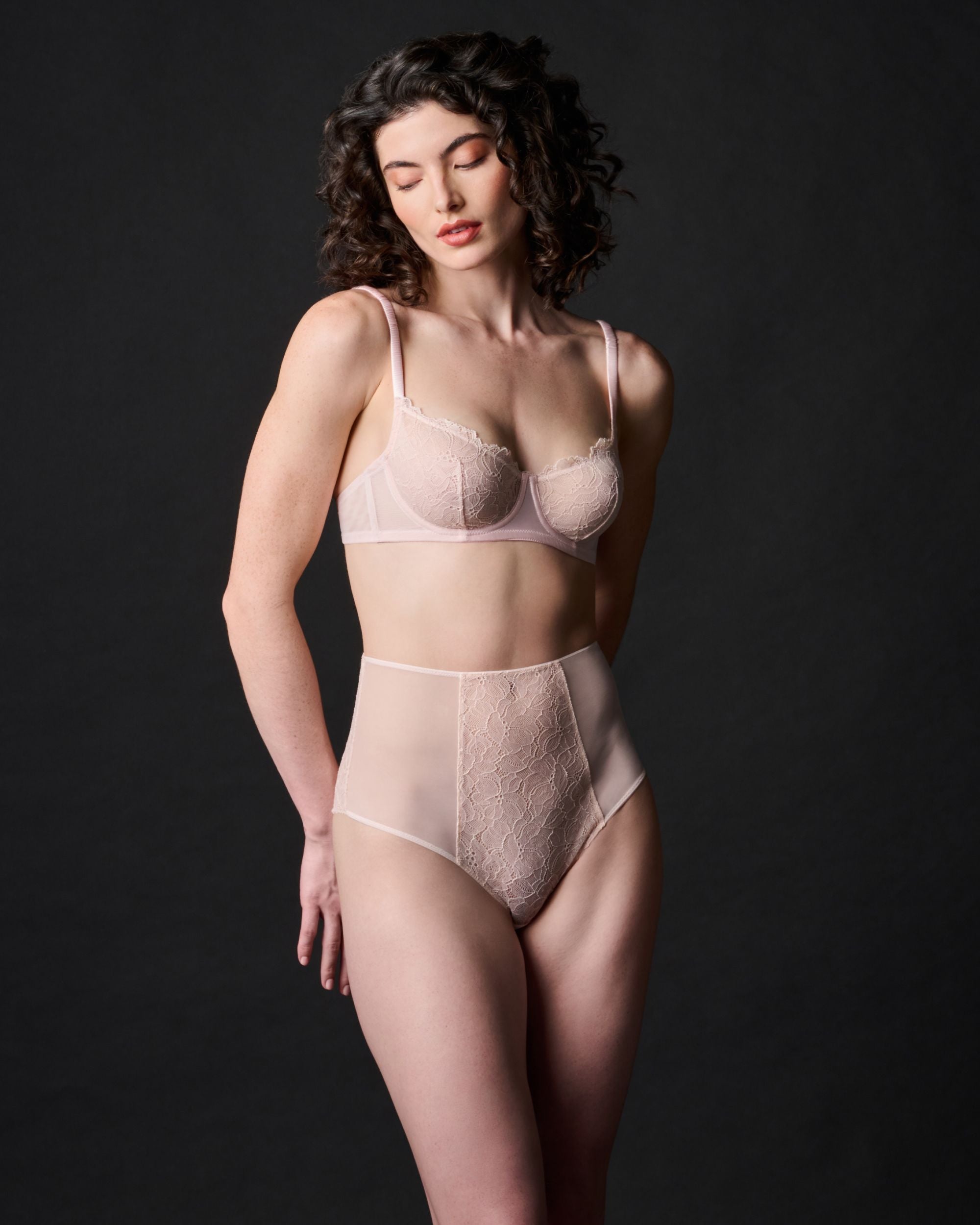 Journelle Lexi High Waist Bikini in pink