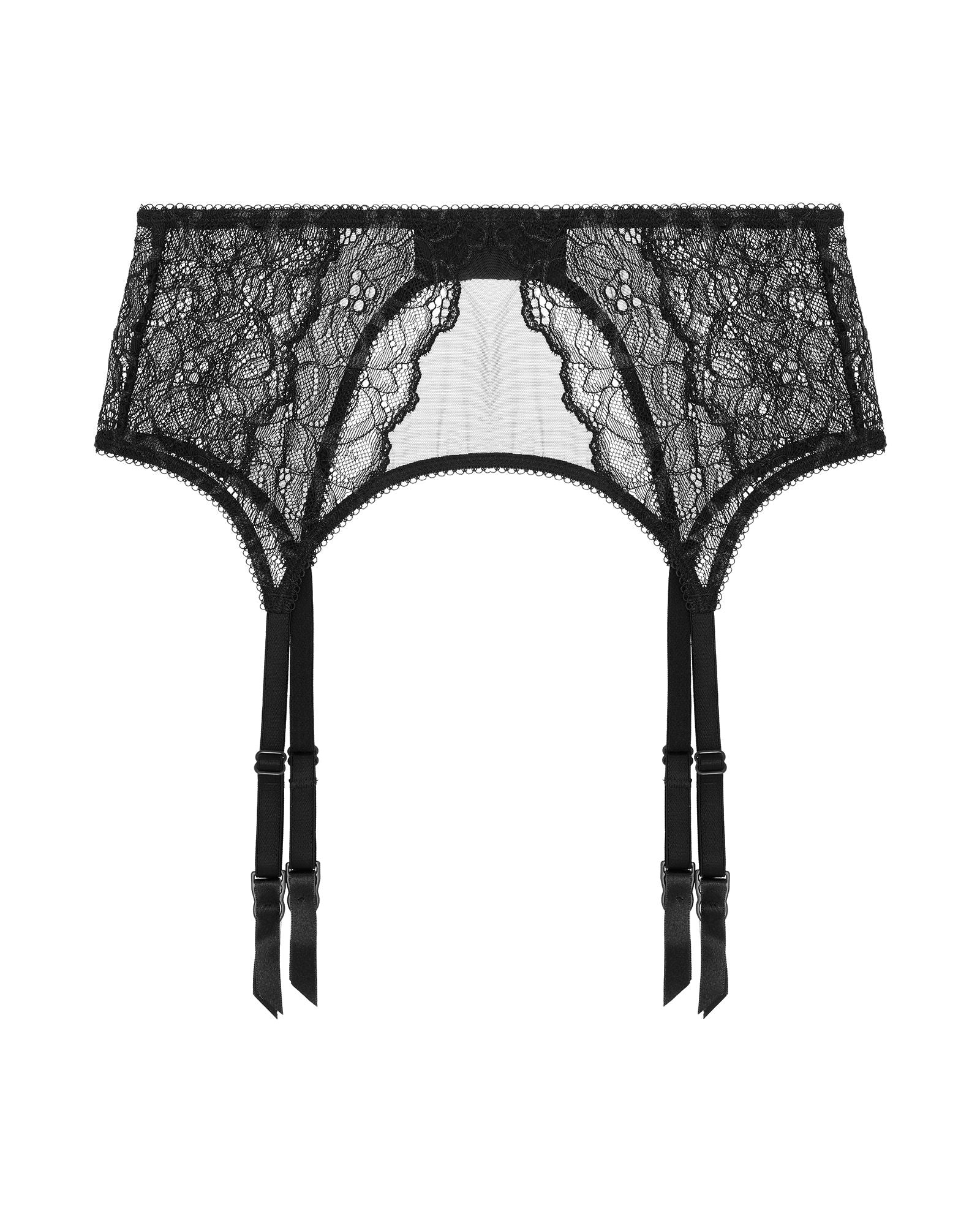 Journelle Lexi Suspender Belt in black