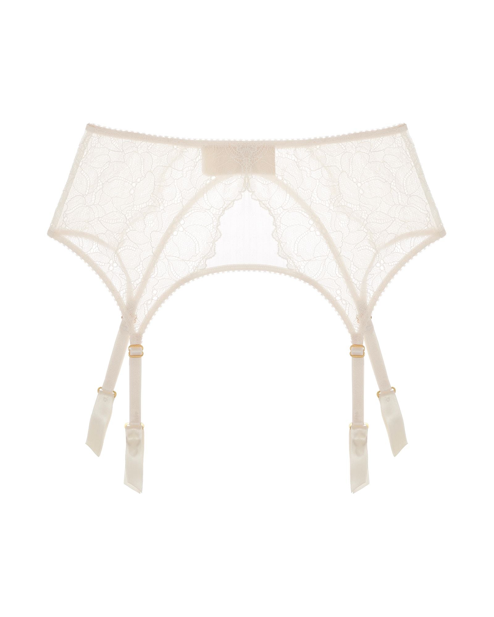 Journelle Lexi Suspender Belt in white