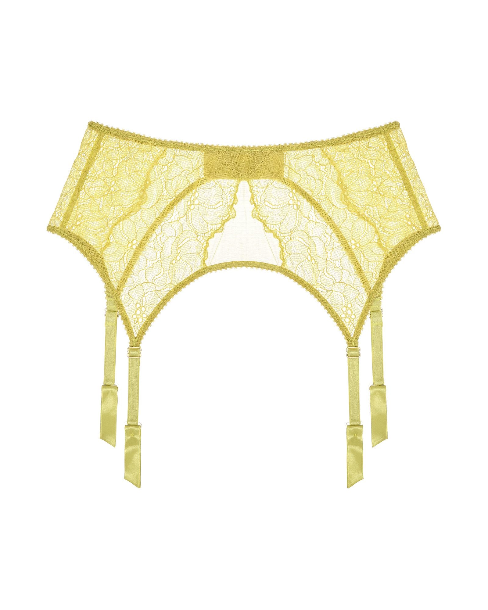 Journelle Lexi Suspender Belt in yellow