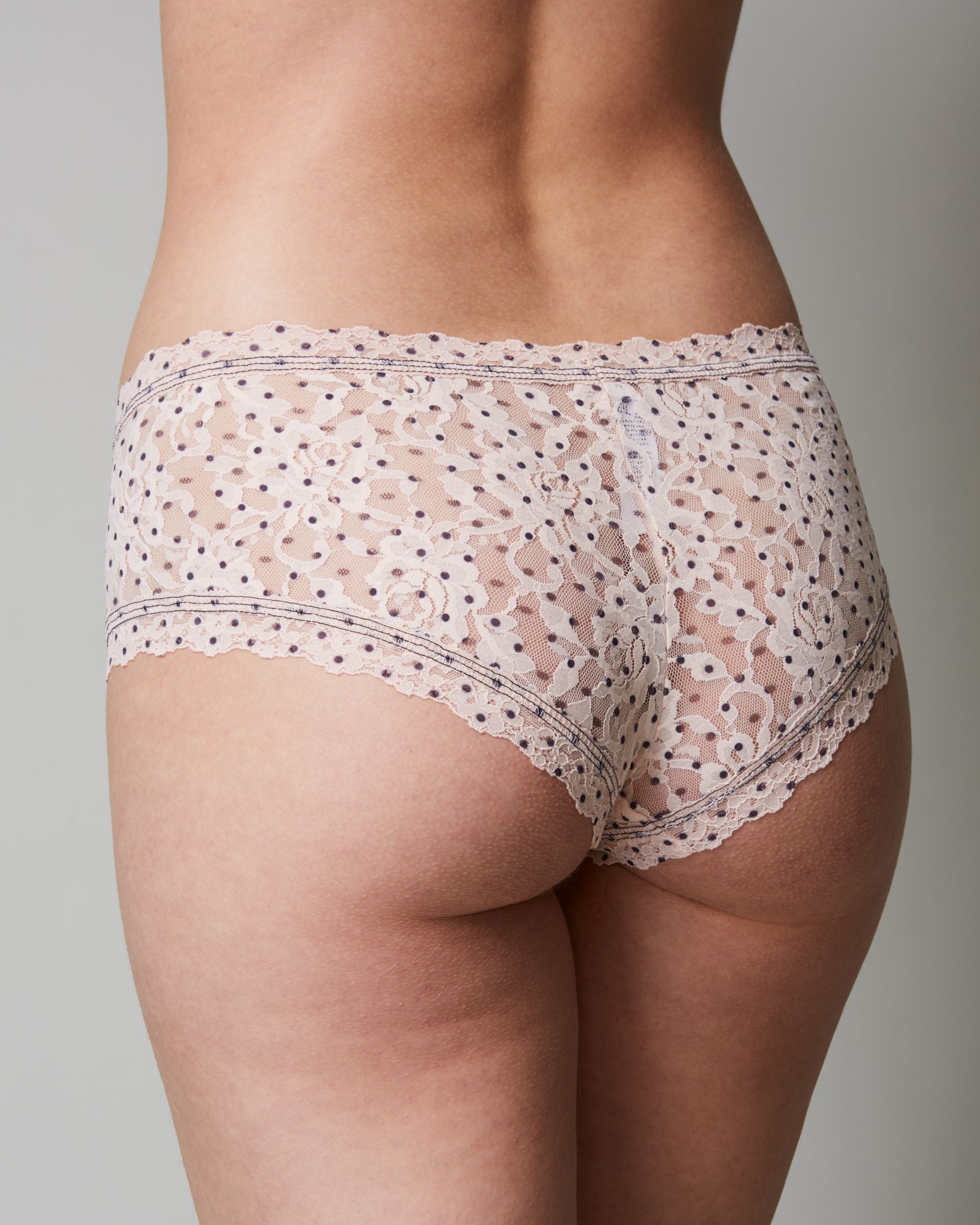 Hanky Panky Pixie Dot Boyshort in pink