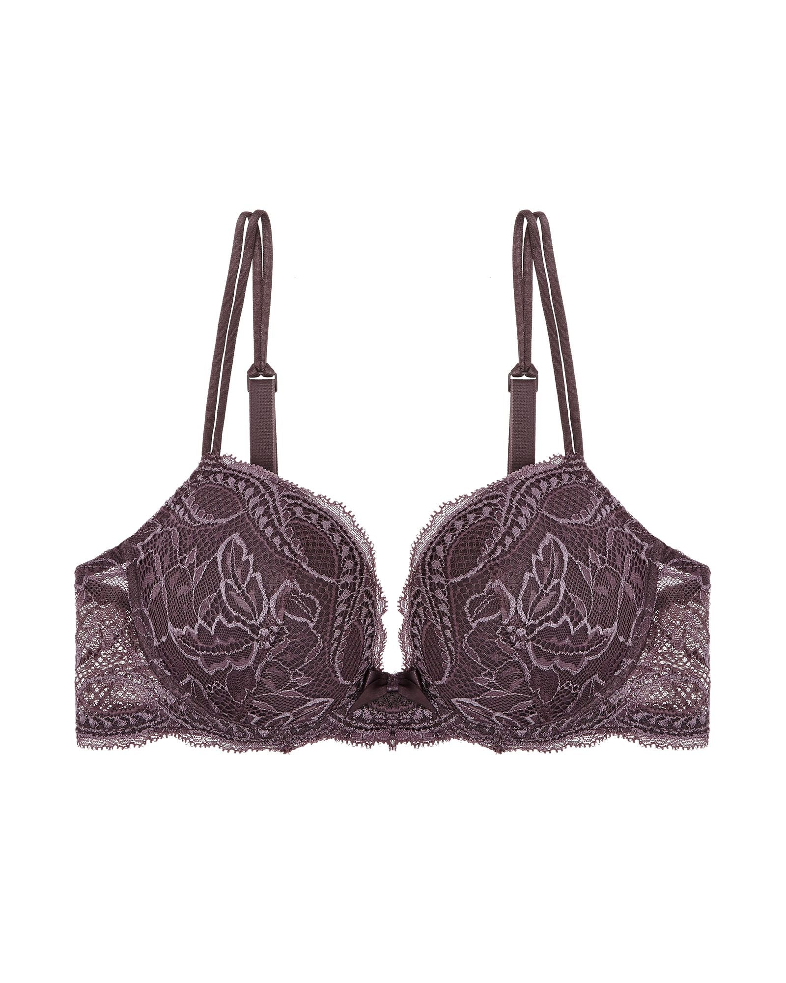 Simone Perele Eden Push-Up Lace Bra in gray