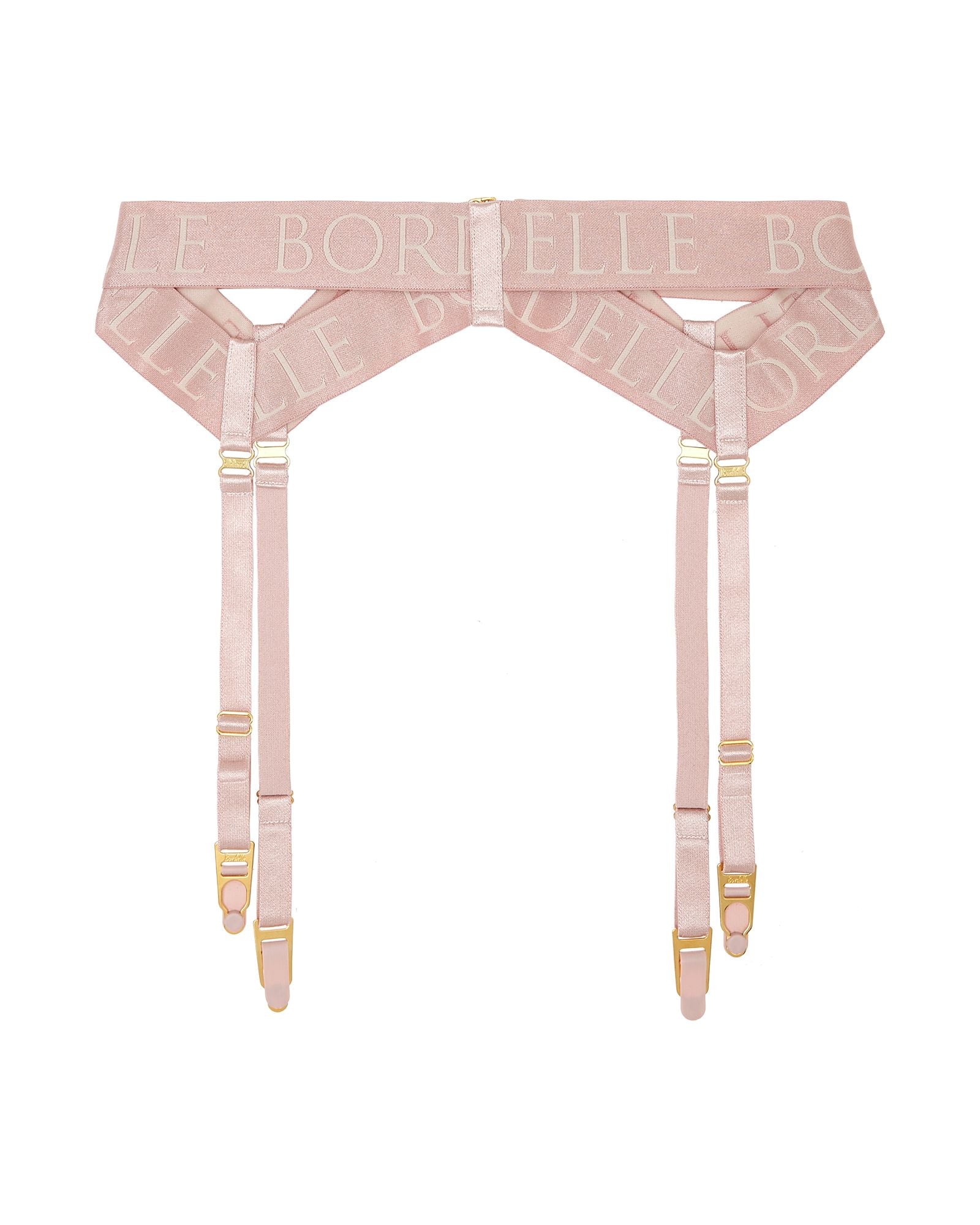 Bordelle Allegra Strap Suspender in pink