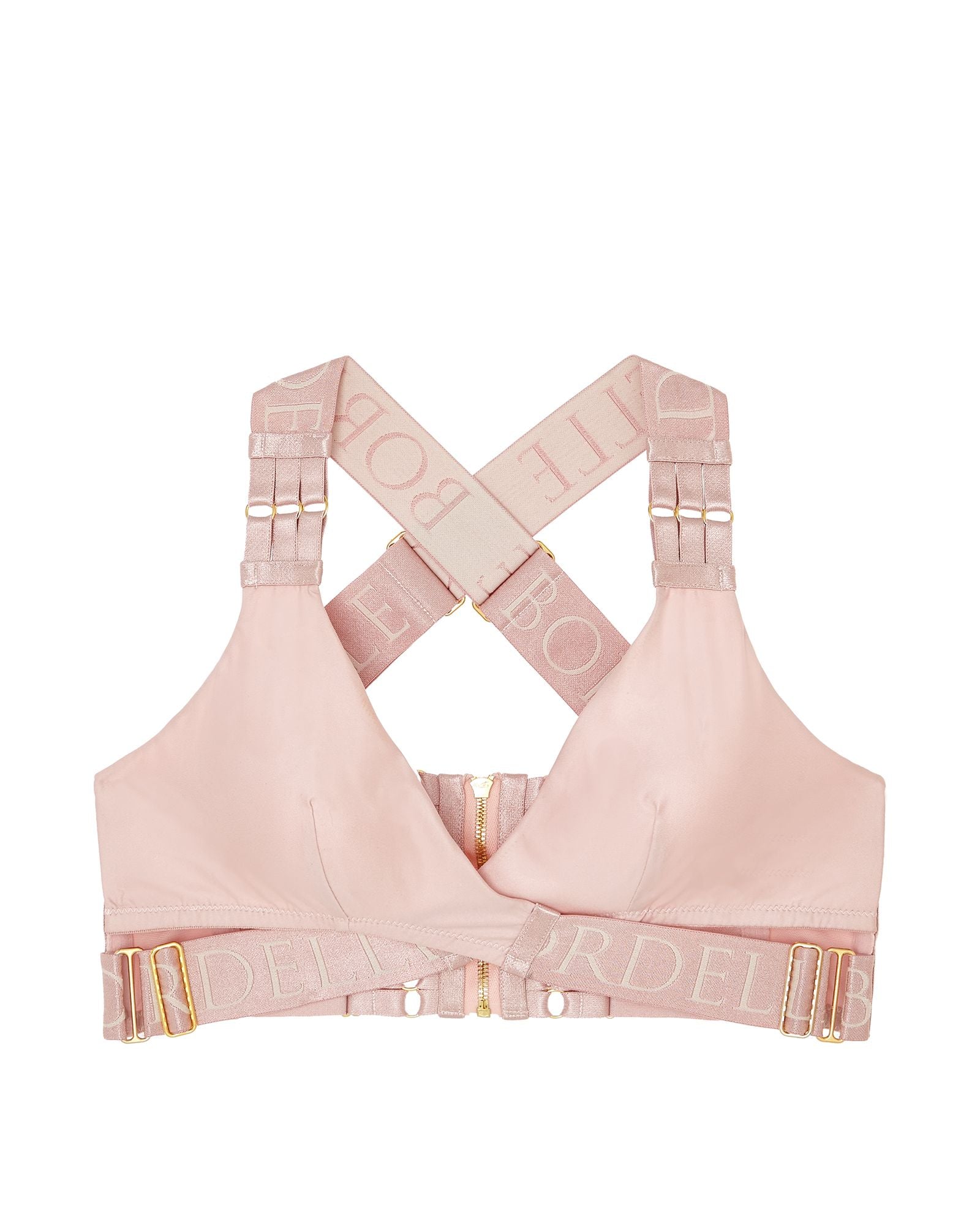 Bordelle Allegra Adjustable Soft Wrap Bra in pink