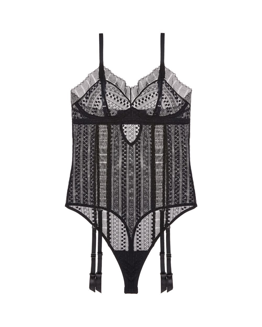 Else Lolita Bodysuit in black