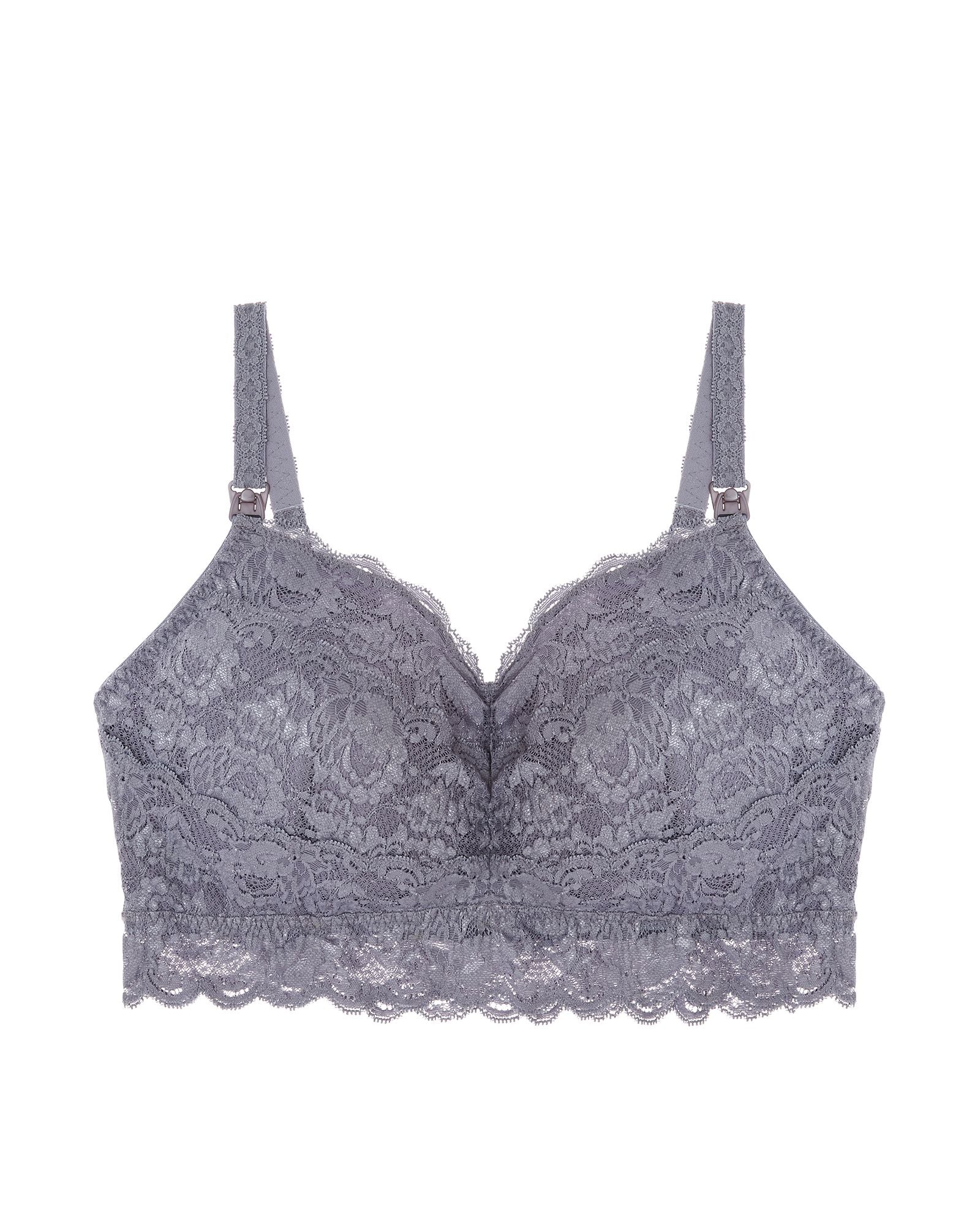 Cosabella Never Say Never Mommie Nursing Bra in gray