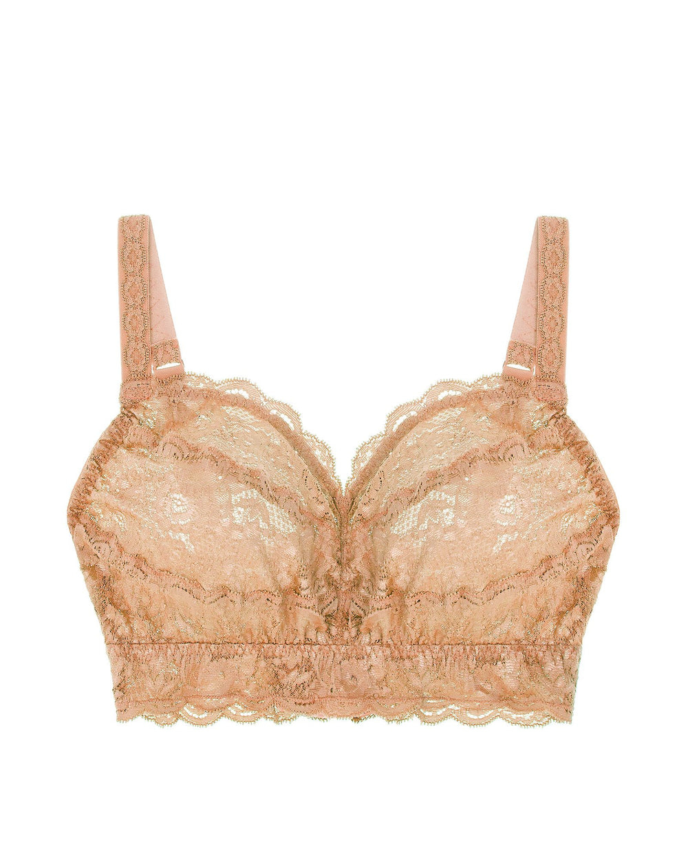 Cosabella Never Say Never Curvy Sweetie Bralette in beige