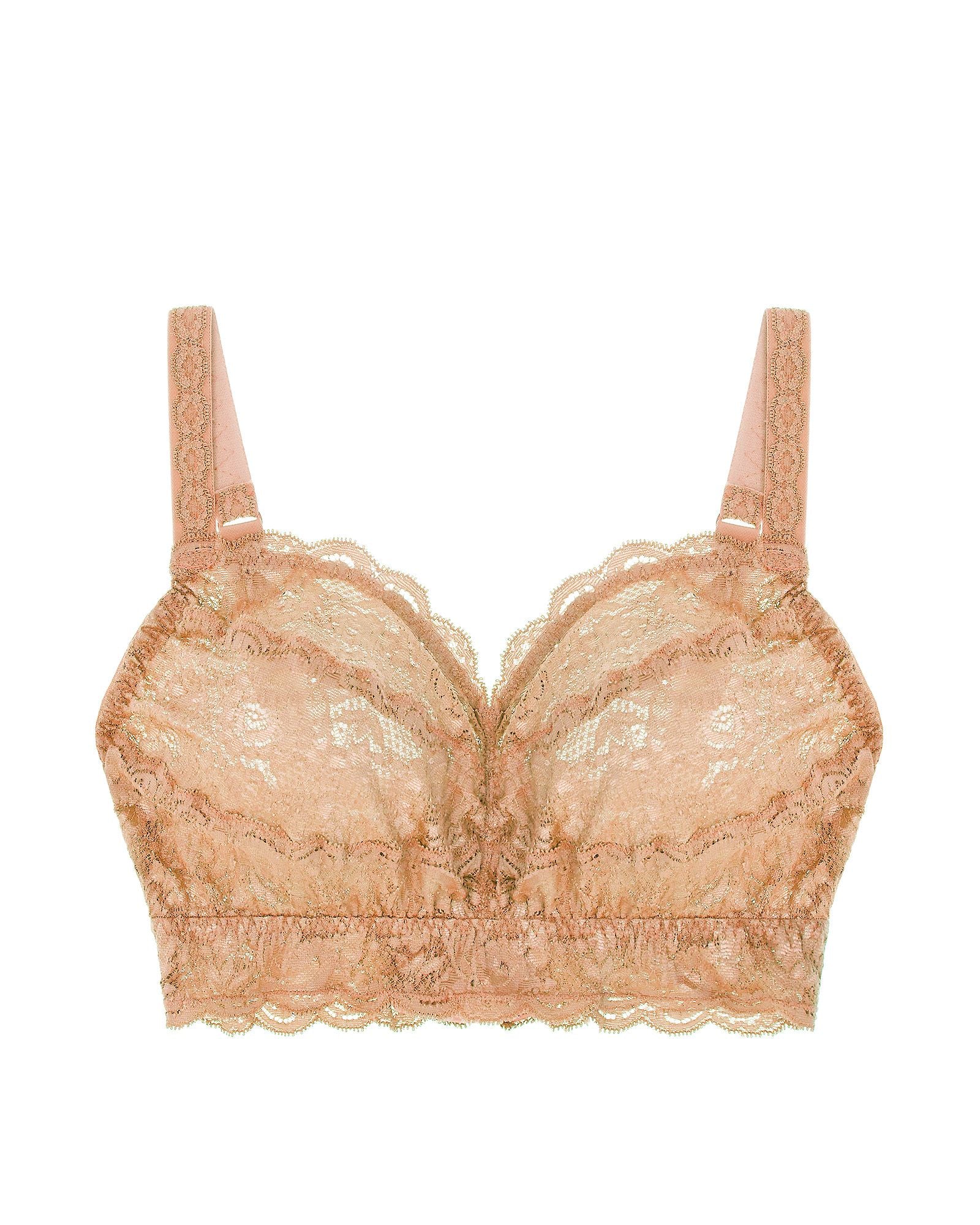 Cosabella Never Say Never Curvy Sweetie Bralette in beige