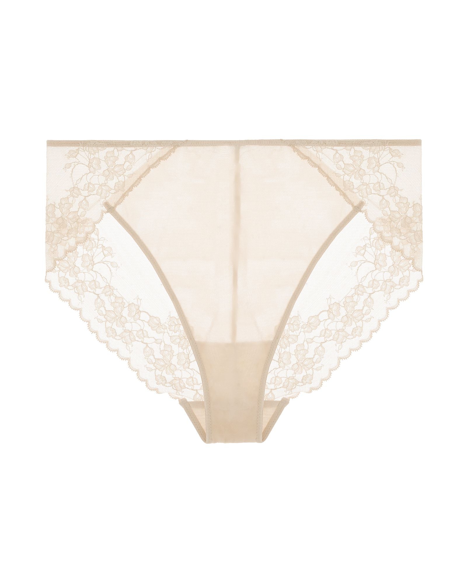 Natori Cherry Blossom French Cut Brief in white