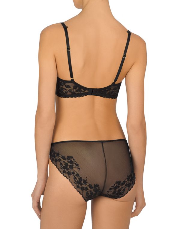 Natori Cherry Blossom French Cut Brief in black