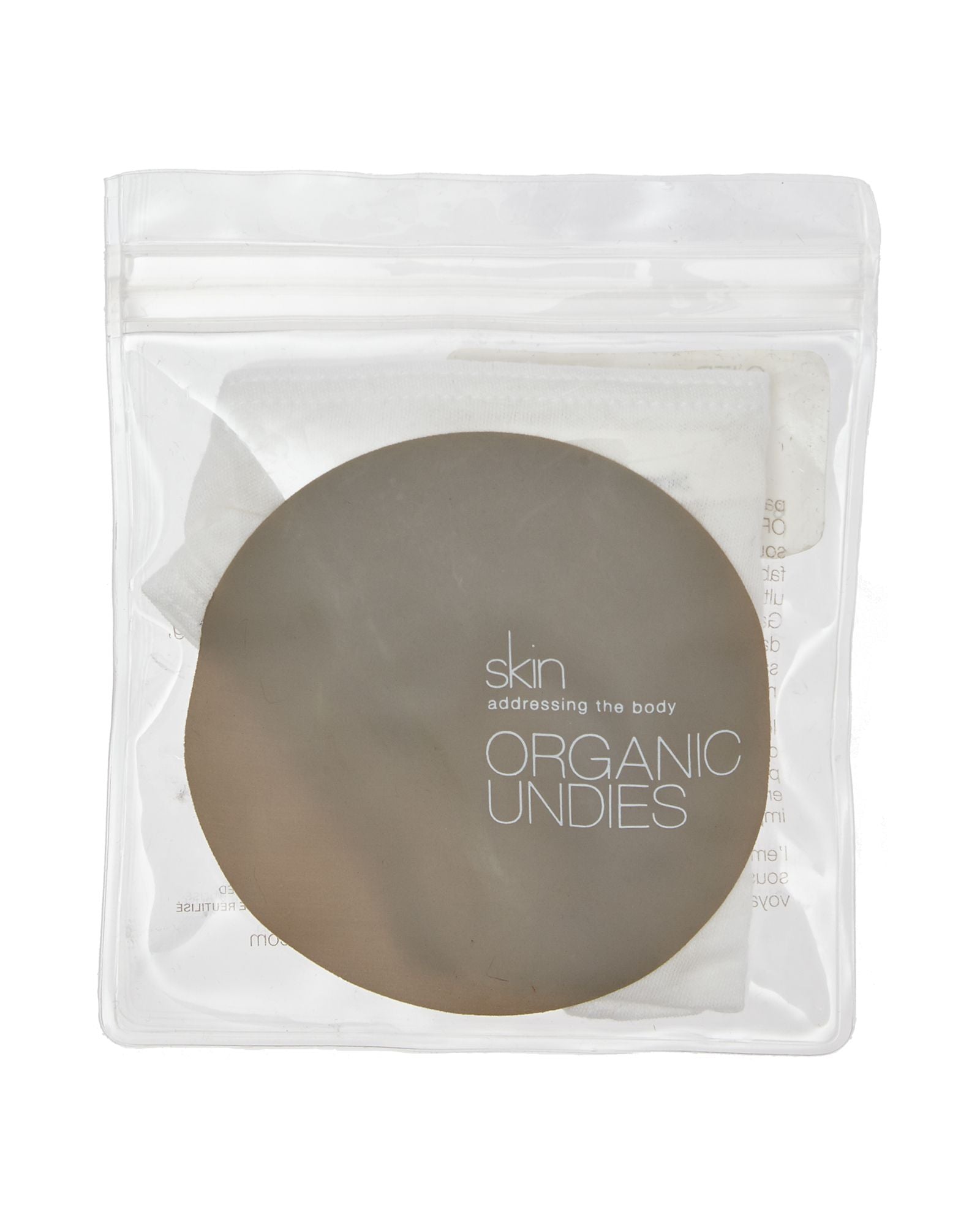 Skin Organic Pima Cotton Thong in white